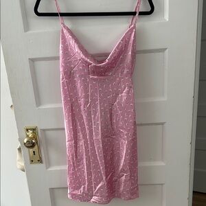 ZARA floral pink mini dress